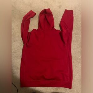 Red Nike hoodie
